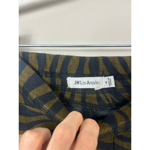 Johnny Was Metallic Tape Zebra Print Pull on Jogger Sz Medium - Picture 4 of 6